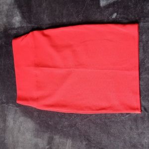 Red Pencil Skirt